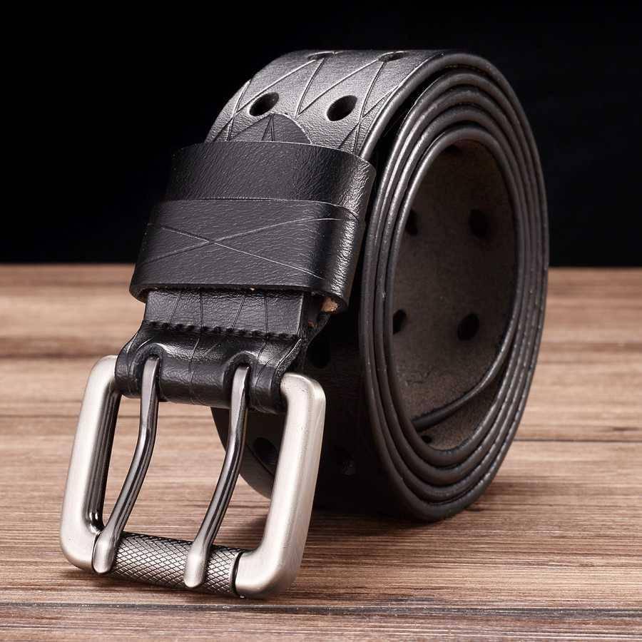 Custom Double Pin Leather Belt, Svetunia Model