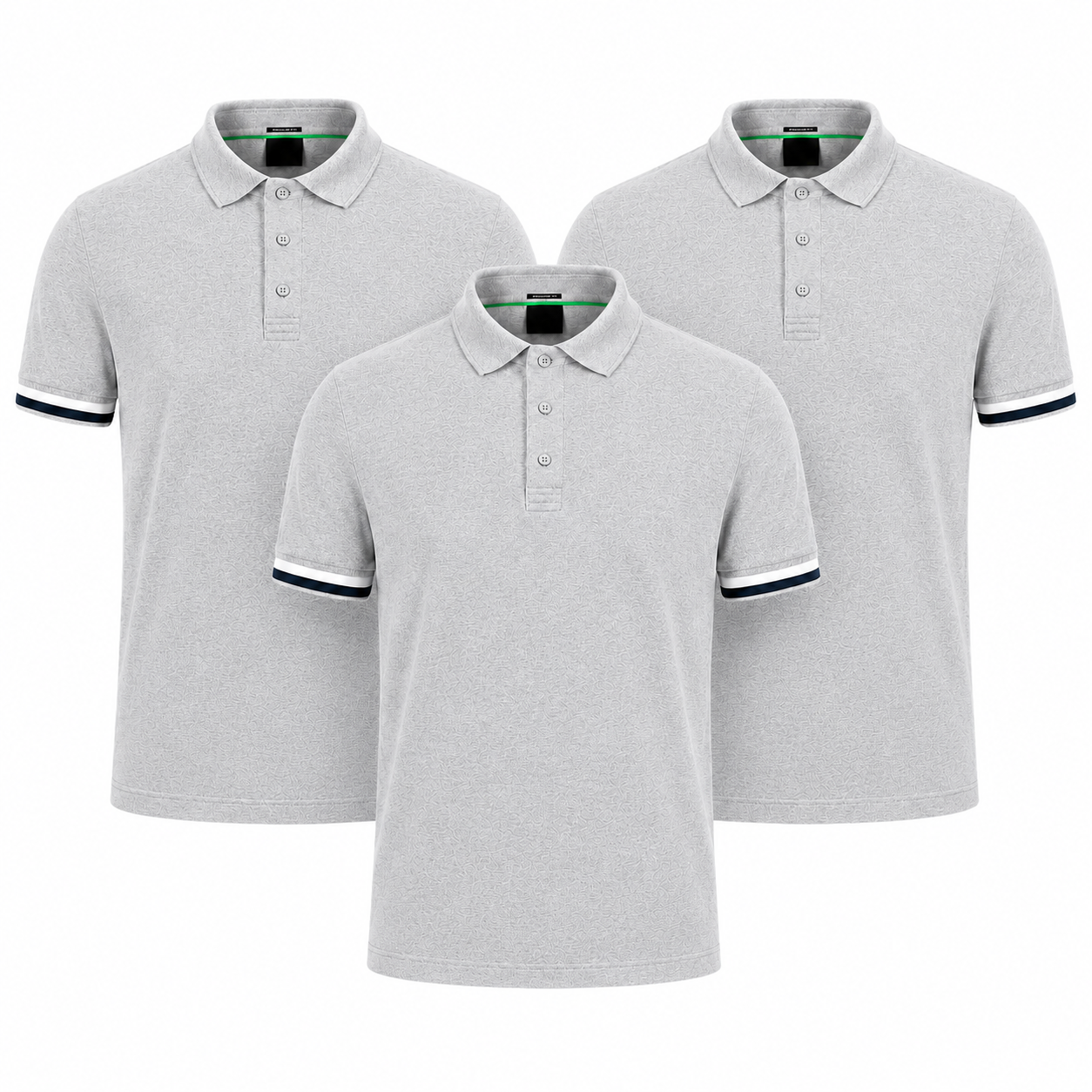 3er-Pack klassische Poloshirts