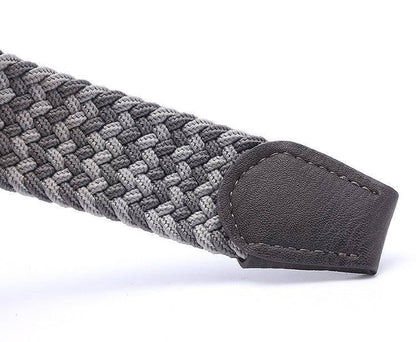 Vintage Elastic Braided Belt For Men, Zviadi Model